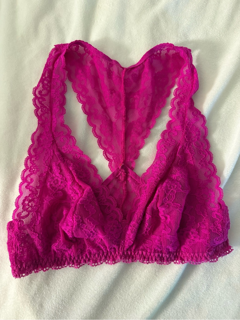 Victorias Secret Lace Bralette in Pink - Women Intimates XS